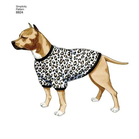 Simplicity 8824 Dog Coats in Three Sizes