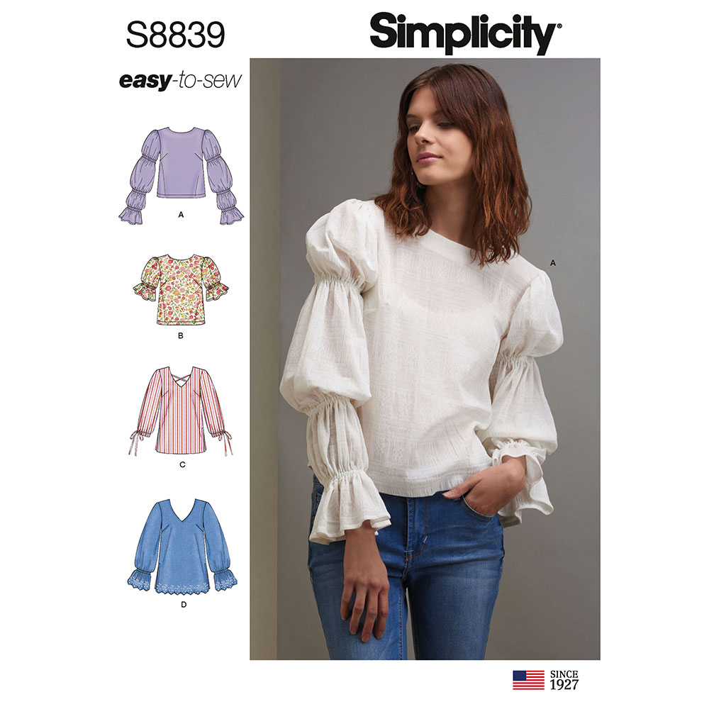 Simplicity 1698 Misses Knit Separates Pullover Top, Jacket, Skirts With  Elasticized Waist Sewing Pattern, in K Design, Size 10-18 UNCUT 
