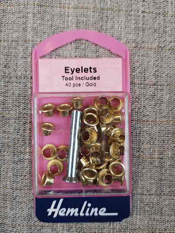 eyelets and tool