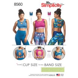 Simplicity 8561 Sewing Pattern Ladies up for Anything Leggings Yoga Pants  Sz BB for sale online