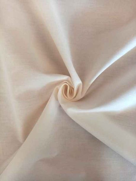 Plain Polycotton (Ivory - 1m Remnant)