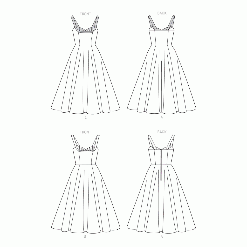 Simplicity Sewing Pattern S9284 Misses' Sweetheart-Neckline Dresses ...