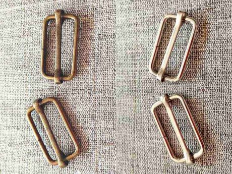 Adjustable Slide Buckle, 25mm & 38mm (pair) - Sew Irish