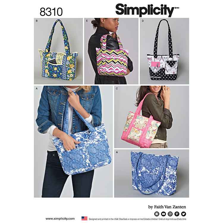 Simplicity 8709 Gertrude Made Bags