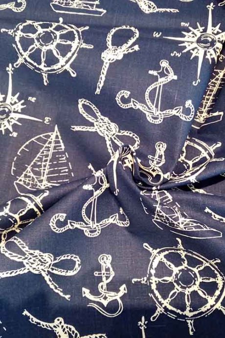 100% cotton print "Nautical"