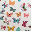 Rose & Hubble printed cotton, "Butterfly Garden" (ivory) - Image 2