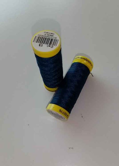 Gutermann Maraflex elastic thread, Col. 13 (indigo)