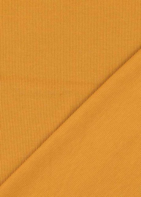 Cotton jersey knit (Mustard - 1m Remnant)