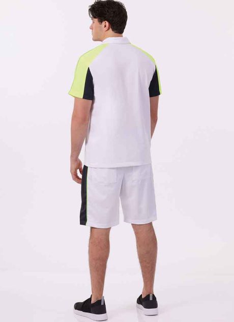 M8485 Men's Knit Tops and Shorts