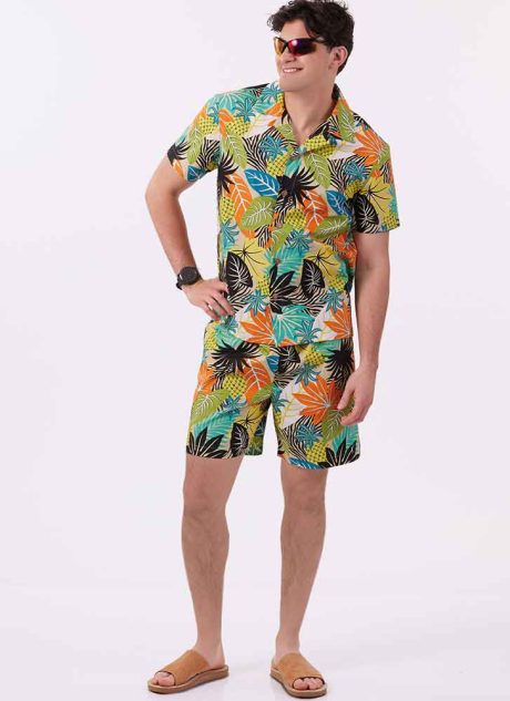 M8486 Men's Shirts and Shorts