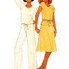 M8493 Misses' Knit Tops, Skirt, Pants and Shorts