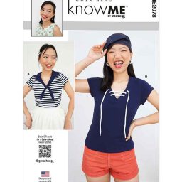 ME2078 Misses' Knit Tops  by Gwen Heng