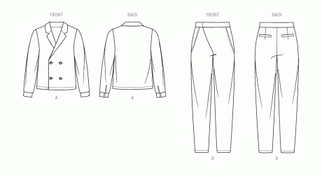 ME2079 Men's Shirt and Pants  by Julian Creates