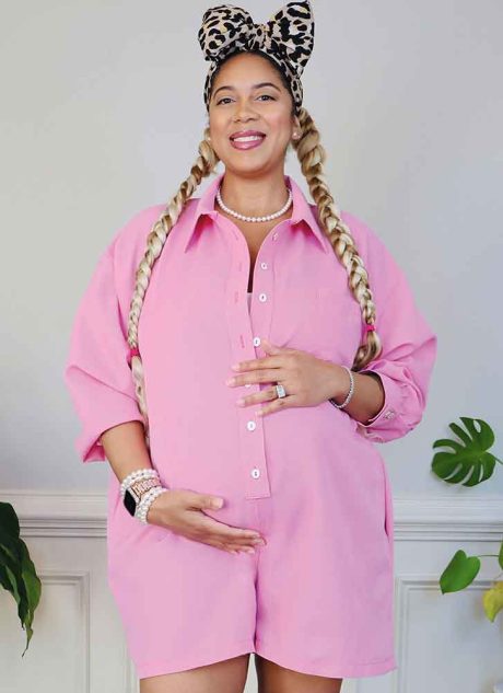 ME2081 Misses' Maternity Romper and Jumpsuit by The Corny Rainbow