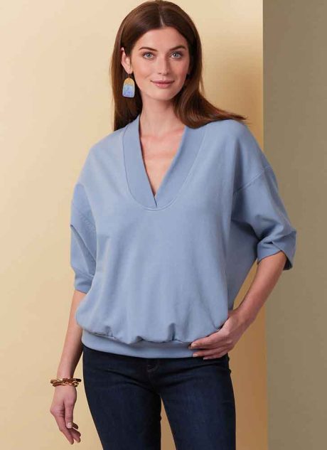 B6996 Misses' Knit Tops by Palmer/Pletsch