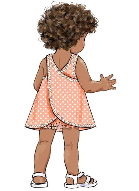 B7003 Toddlers' Dresses and Panties