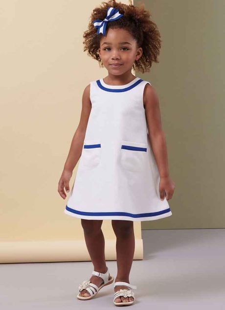 B7003 Toddlers' Dresses and Panties