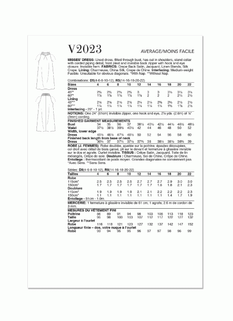 V2023 Misses' Dress by Tom & Linda Platt Inc