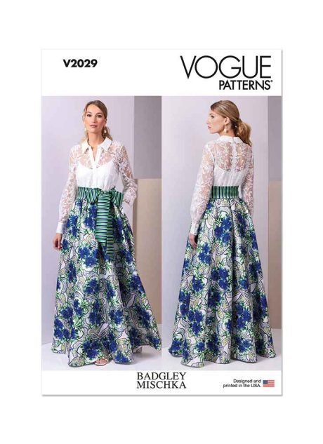 V2029 Misses' Dress by Badgley Mischka