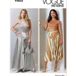 V2033 Misses Skirt in Two Lengths