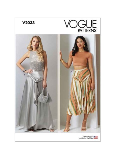 V2033 Misses Skirt in Two Lengths