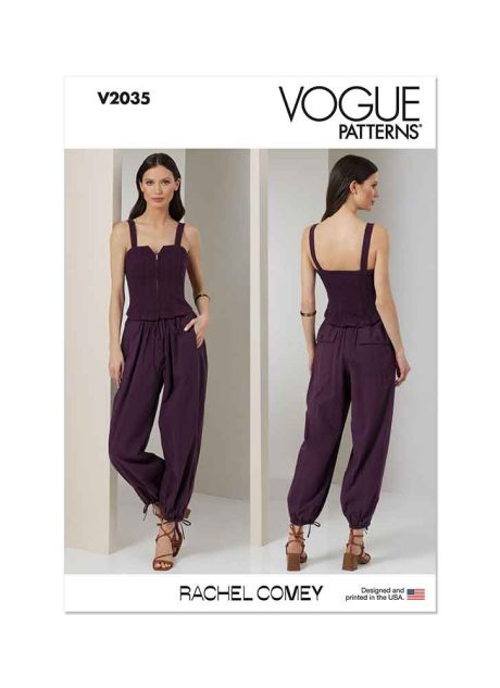 V2035 Misses' Jumpsuit by Rachel Comey