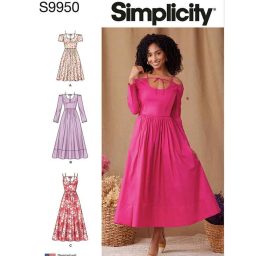 S9950 Misses' Dress with Sleeve and Length Variations