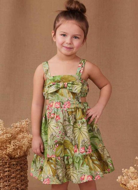 S9962 Children's Dress, Top and Shorts