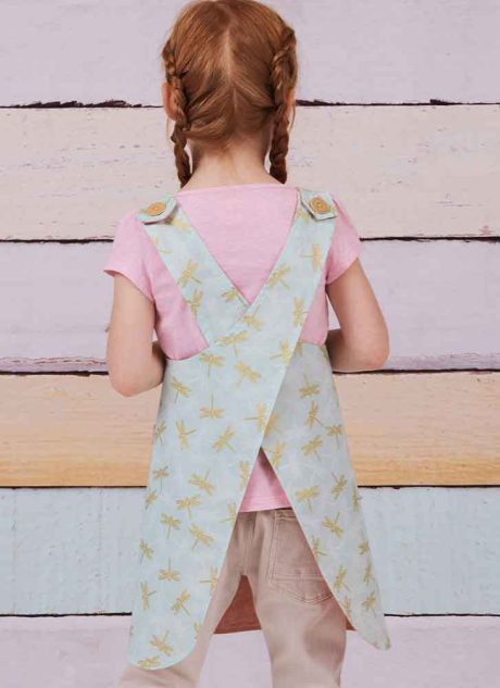 S9969 Children's and Misses' Reversible Aprons