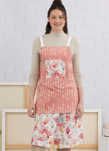 S3021 Misses' Aprons and Pant Aprons