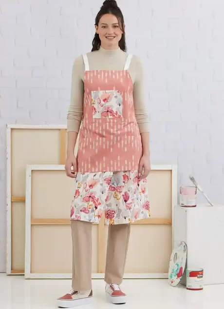 S3021 Misses' Aprons and Pant Aprons