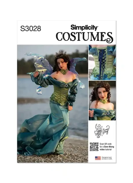 S3028 Misses' Fantasy Costume by Raine Emery