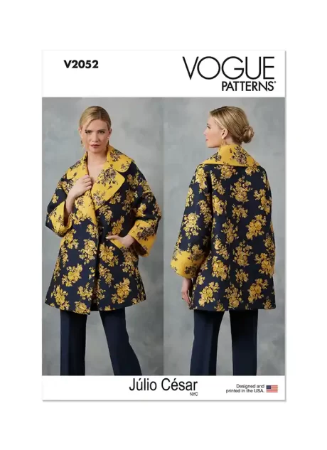 V2052 Misses' Jacket by Julio Cesar Nyc