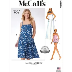 M8499 Misses' Dress and Top by Laura Ashley