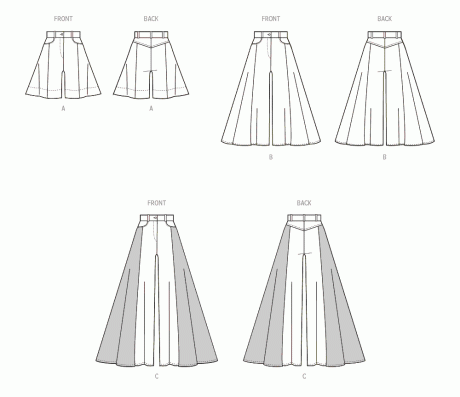 M8511 Misses' Shorts and Pants