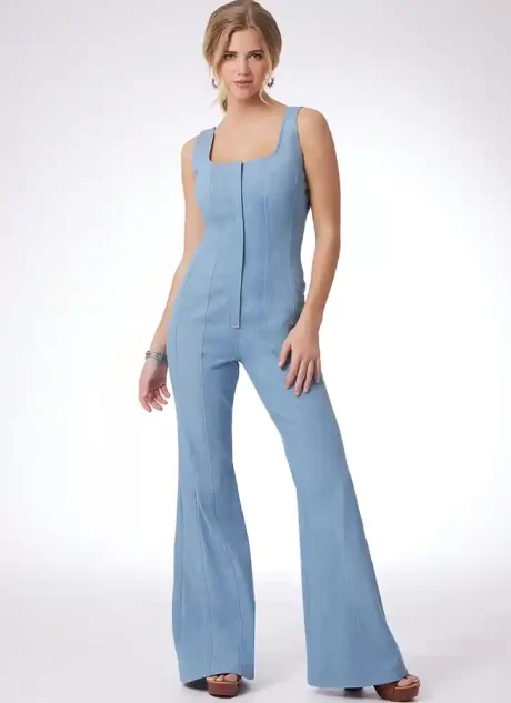 M8514 Misses' and Women's Romper and Jumpsuits