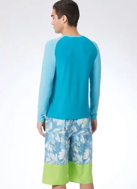 M8517 Men's Rashguards and Shorts