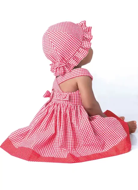 M8519 Infants' Dresses, Rompers, Panties and Hat by Laura Ashley