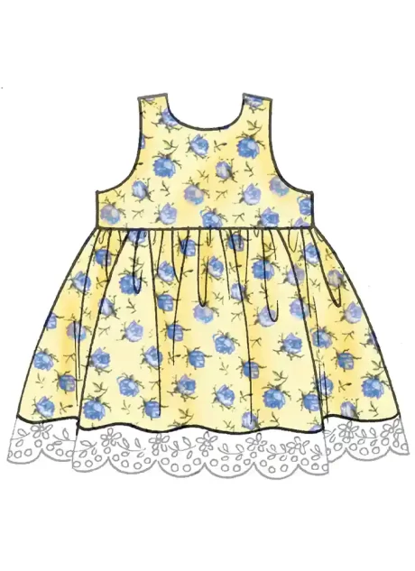 M8519 Infants' Dresses, Rompers, Panties and Hat by Laura Ashley