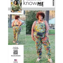 ME2083 Misses' and Women's Overalls and Belt Bag by Aaronica B. Cole