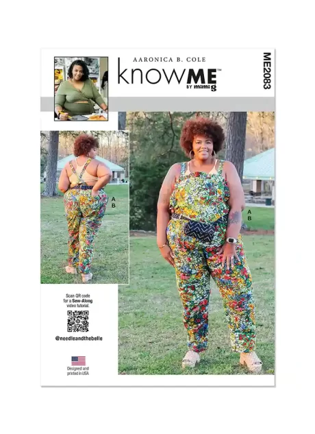 ME2083 Misses' and Women's Overalls and Belt Bag by Aaronica B. Cole