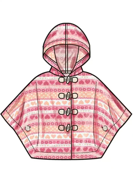 S3043 Children's and Girls' Ponchos