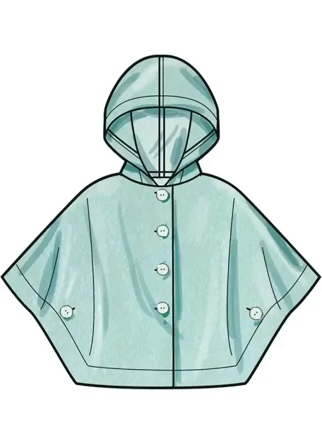 S3043 Children's and Girls' Ponchos