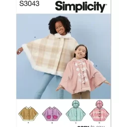 S3043 Children's and Girls' Ponchos