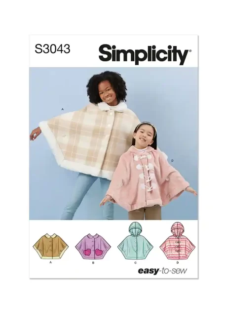 S3043 Children's and Girls' Ponchos