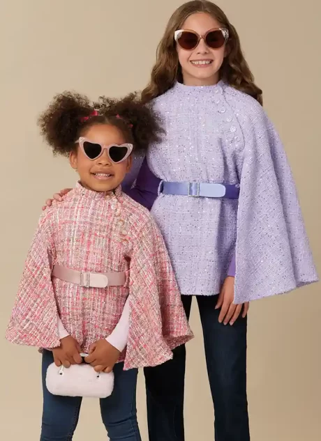 M8538 Children's and Girls' Capes