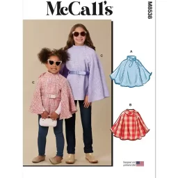 M8538 Children's and Girls' Capes