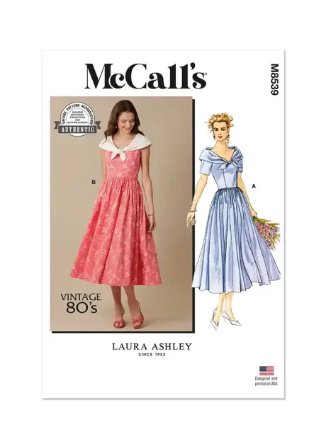 M8539 Misses' Dress by Laura Ashley