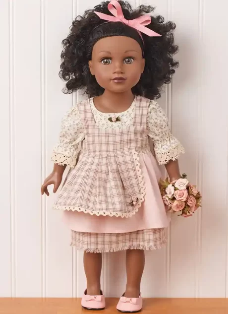 M8543 18" Doll Clothes by Carla Reiss