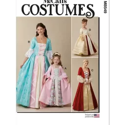 M8549 Children's and Misses' Princess Costume